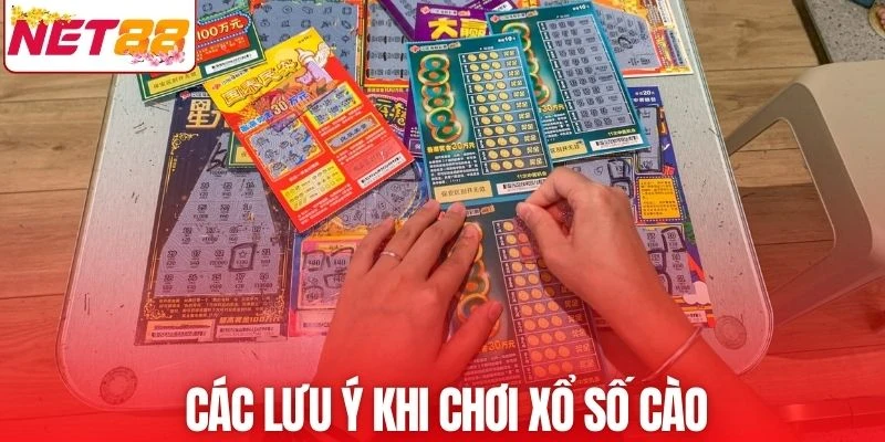 Các lưu ý khi chơi xổ số cào