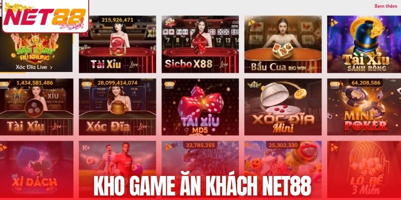 Các sản phẩm cá cược NET88