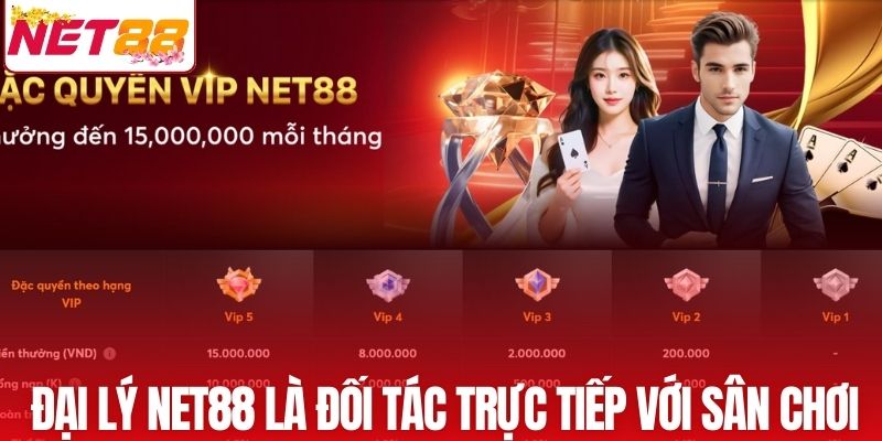 Đại lý NET88 là đối tác trực tiếp với sân chơi