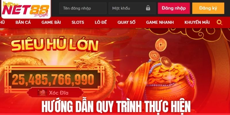 Hướng dẫn quy trình thực hiện cho thành viên
