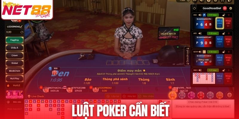 Luật Poker cần biết