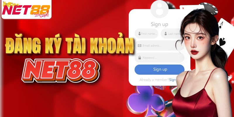 Thao tác đăng ký tài khoản mới